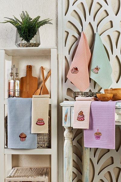 Rebeka Velrobe 6-Piece Kitchen Drying Cloth Set (40X60)