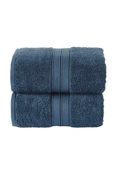 Donetella 2 - Pcs Premium Bath Sheet (85x172cm ) 600 GSM 100% Combed Cotton