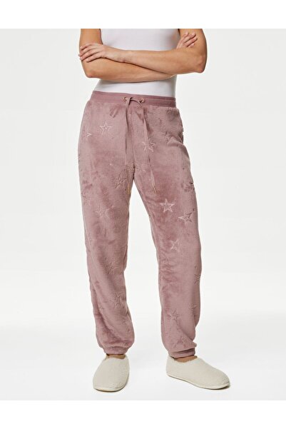 Marks & Spencer Yıldız Desenli Polar Jogger Pijama Altı