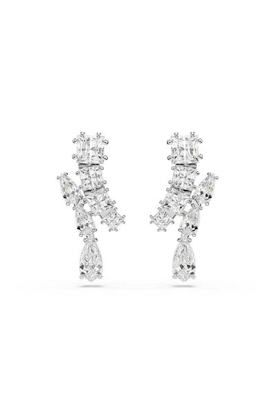 Swarovski 5700418   Ohrringe Matrix - PE WHİ/RHS