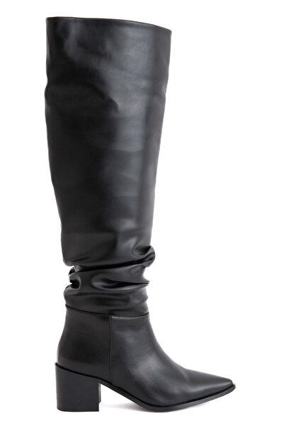 Enodia ARLO SİYAH MAT KÖRÜKLÜ ÇİZME