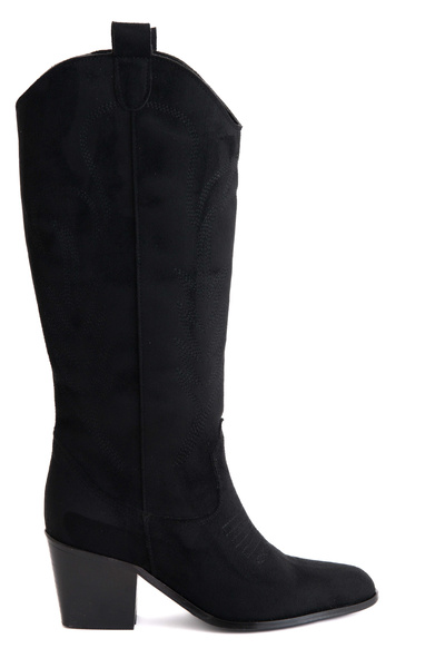 Enodia CHELSEA SİYAH SÜET KOVBOY ÇİZME