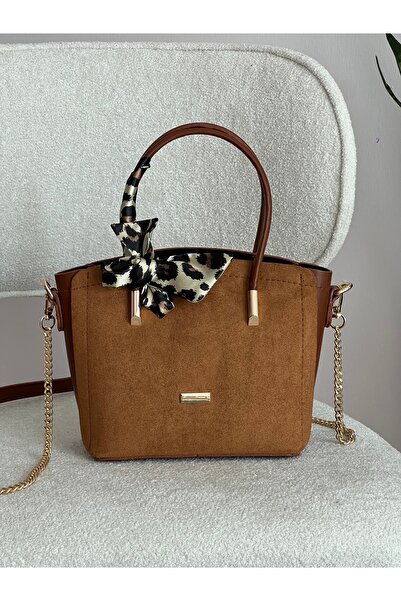 nura Taba Kadın Süet Milas El ve Omuz Çantası