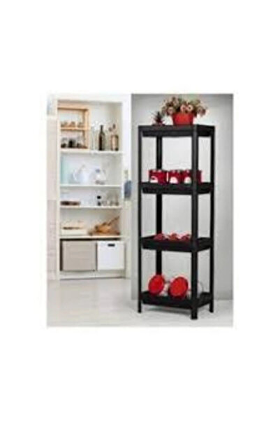 FrereConception Shelf Unit Shelf Unit Black Color 4-Layer Royaleks-81414