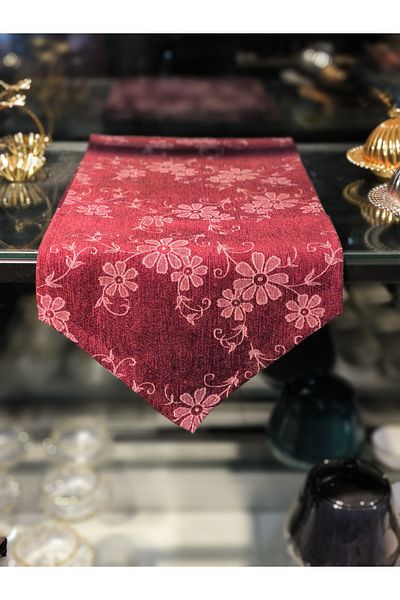 SAVA HOME COLLECTİON Sava Home Ethnic Vintage Embroidered Runner - 33*130 1