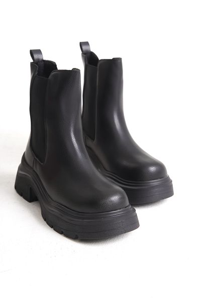 Lively Stylish Γυναικείες ελαστικές καθημερινές ελαφριές μπότες με χοντρή σόλα