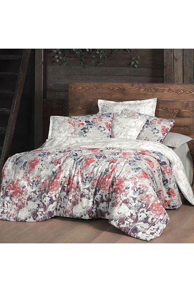 Sarev Margaret King Size - 100% Cotton Flannel Duvet Cover Set (Battal Size)