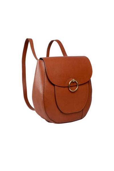 Hidesign Rebel 02 Backpack – Rustic Tan Leather, Stylish & Functional