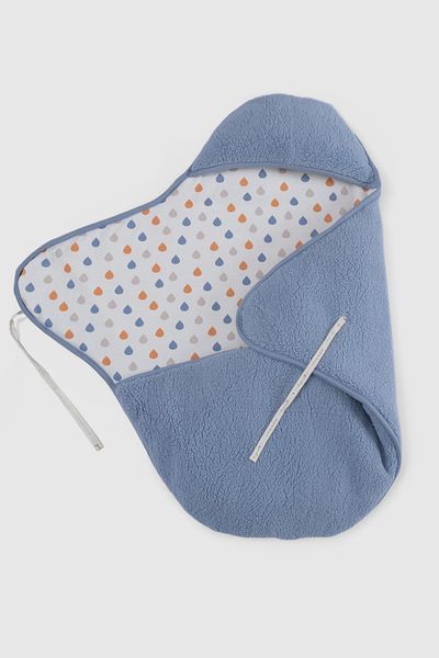 Little Gusto Wellsoft Blue Hospital Discharge Swaddle