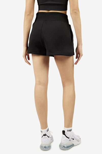 Nike Sw Pnx Fleece Yüksek Belli BOL KESİM Kadın Siyah Şort