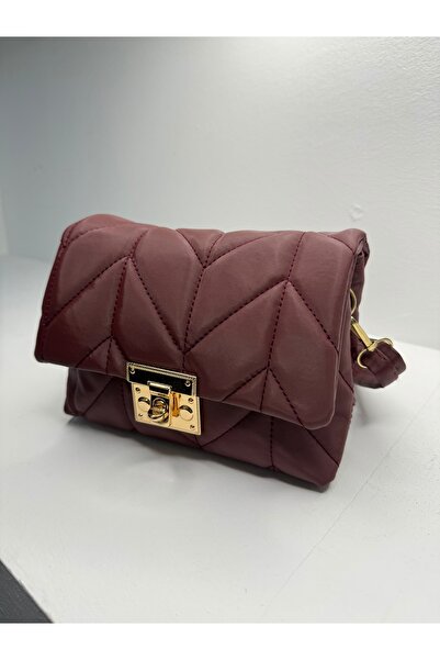 Vanissa Quilted Women's Shoulder Bag with Double Internal Compartments and Ad...