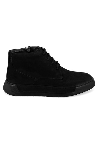 Desa Ανδρικές δερμάτινες μπότες Nubuck Rosalea Black