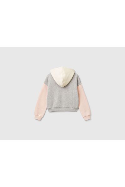 United Colors of Benetton Pulover pentru fete Grey Mix - Hudaklı