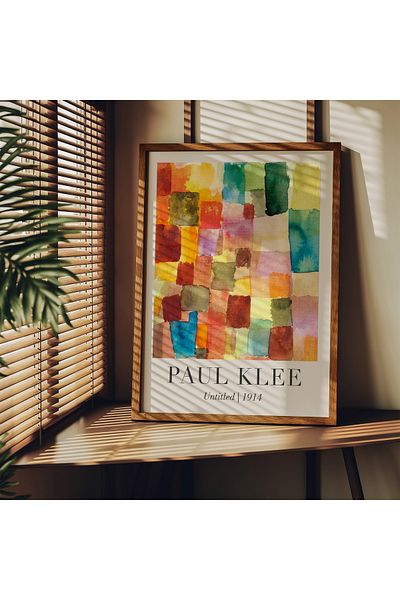 Fark Tanıtım Poster fără încadrare Paul Klee, poster decorativ modern fără încadrare, pictură