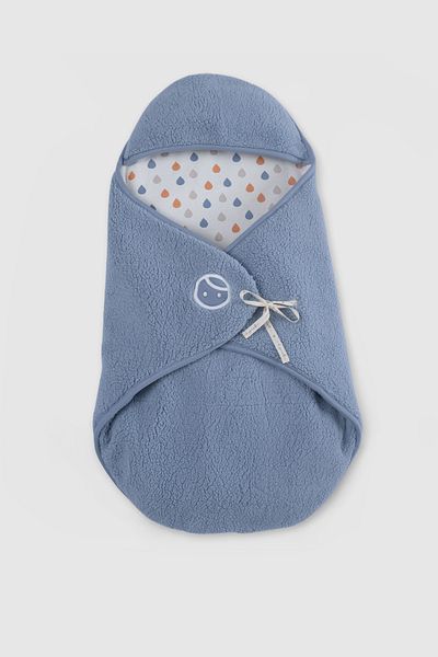 Little Gusto Wellsoft Blue Hospital Discharge Swaddle