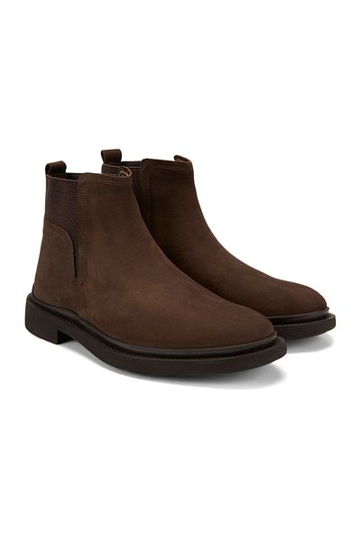 Desa Ανδρικές δερμάτινες μπότες Nubuck Arella Brown