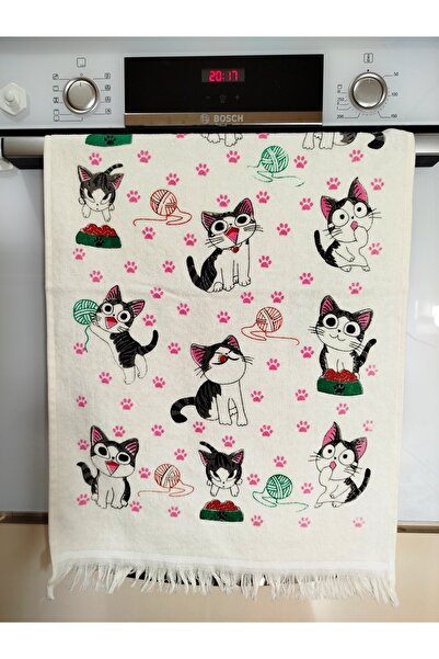 denizli hatırası Prosop Imprimat Pisica 40x60 Cm Prosop Bucatarie |   Pânză d...