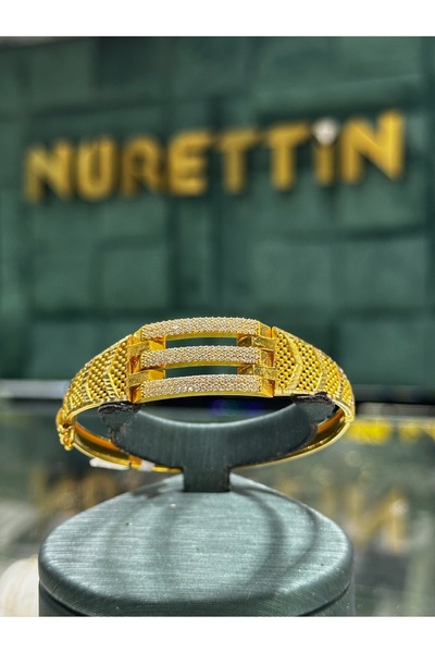 NURETTİN Kuyumculuk 3 Sıra Altın Kelepçe Bilezik