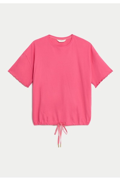 Marks & Spencer Regular Fit Kısa Kollu Pijama Üstü