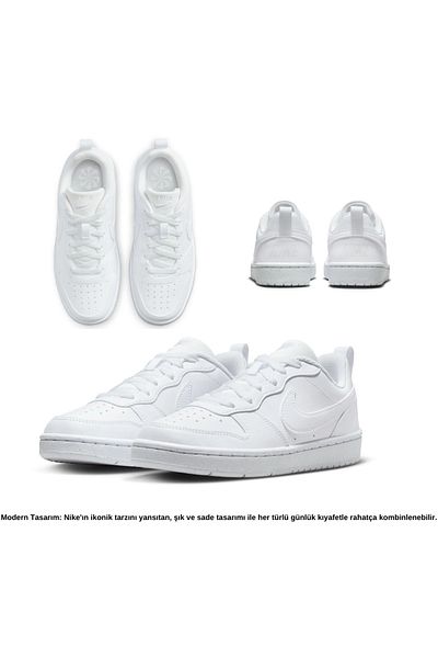 Nike Court Borough Low Gs Recraft Boy's Casual Sneakers