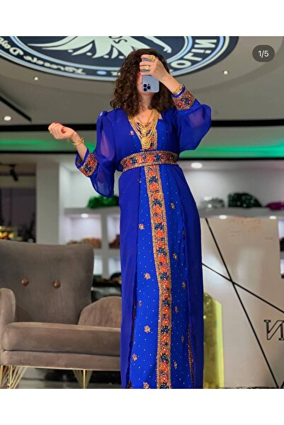 SOLİN YÖRESEL Kadın Düğünlük Yöresel Elbise Balon Kol