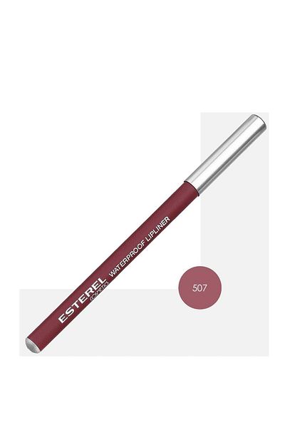 Esterel Dark Nude Waterproof Lip Liner - Waterproof Lipliner No:507