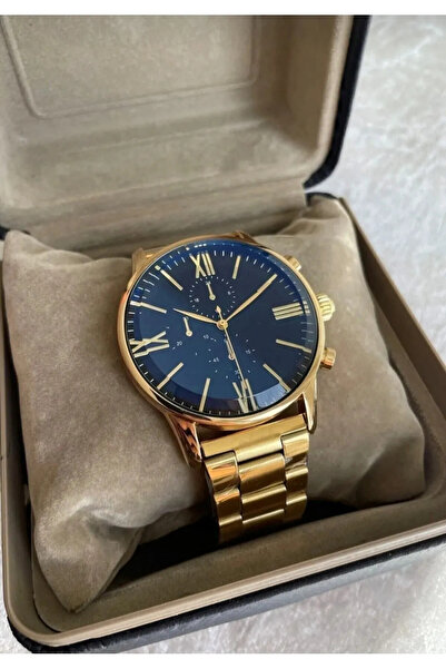 Spectrum 8 Mart Dünya Kadınlar Günü Gold Renk Lüx Premium Erkek Kol Saat