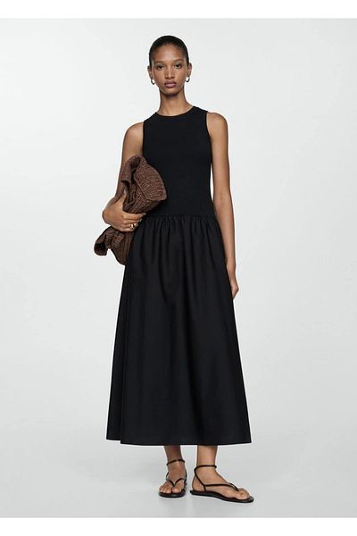 MANGO Woman Rochie combinată în linie A