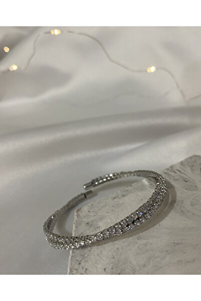 Opia JEWELRY Waterway Flexible Silver Steel Bracelet