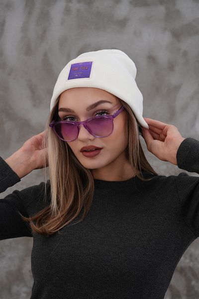 Glove workshop Unisex Logo Beanie - Game Over, Cream
