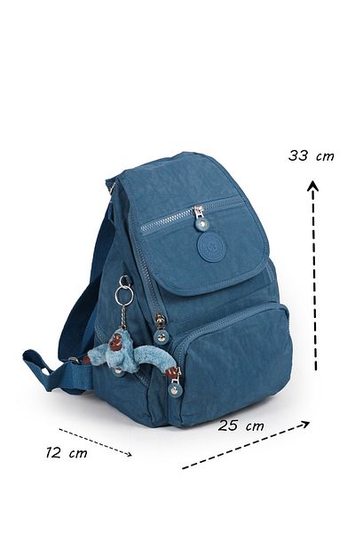 İMAKS Rucsac de zi cu zi pentru femei Crinkle Clinker - rezistent la apă, curea lungă, cu mai multe compartimente 12-4G