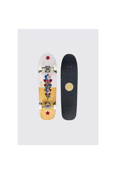 Mindless Flash Snake Longboard Complete - Natural/White 32"