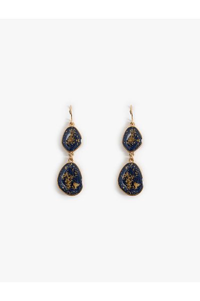 Koton Colored Steel Mix - Stone Detailed Earrings Dangle