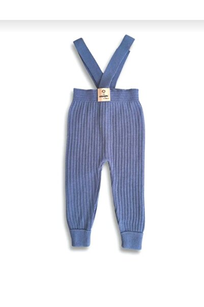 Miccolatte Unisex Bebek Ayarlanabilir Askılı Mevsimlik Esnek Triko Tulum Bebek Tayt