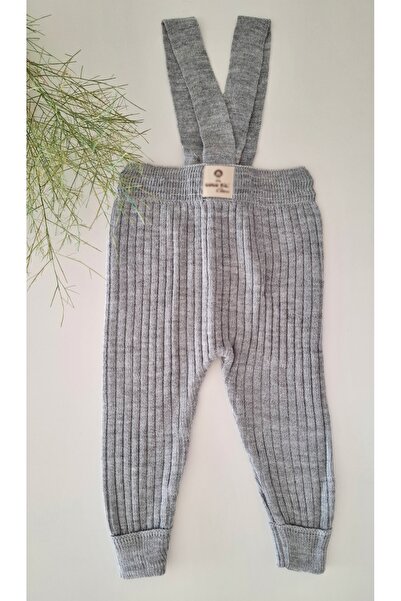 Miccolatte Unisex Baby Adjustable Strap Seasonal Stretchy Knitwear Jumpsuit Baby Leggings