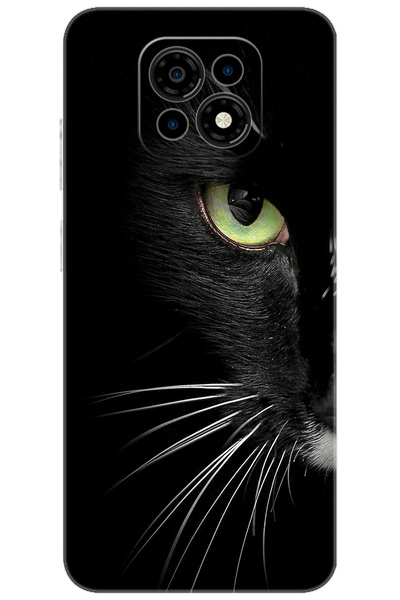 CASPER Via M30 / M30 Plus / M35 Uyumlu Kılıf Desen Baskılı Silikon Face Cat STK:482 CP-5jGB7Bn