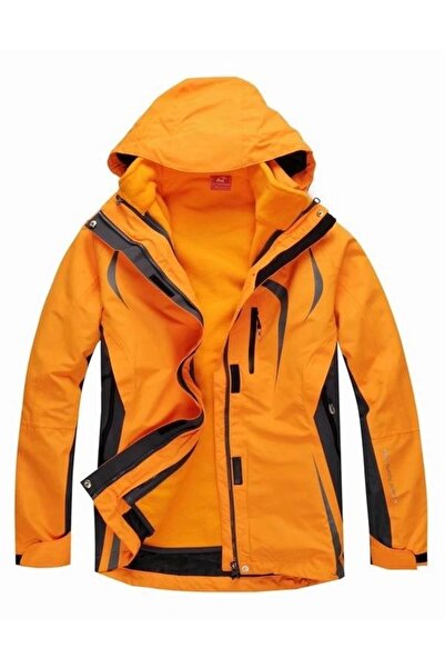 Genel Markalar 3 In 1 Kadın Ceket-TURUNCU