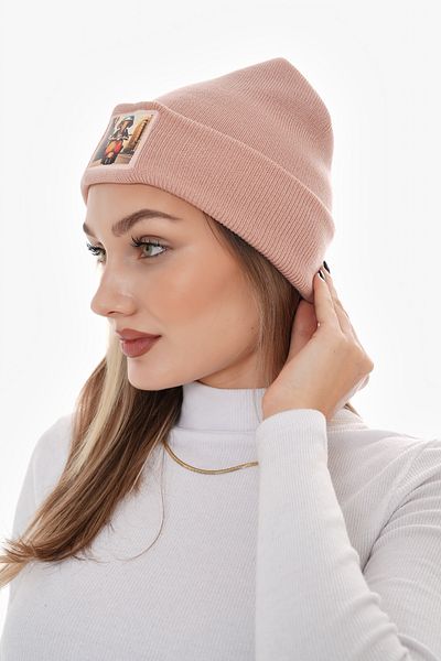 Glove workshop Unisex Beanie Beanie with Acrylic Knitted Logo (Helmet)