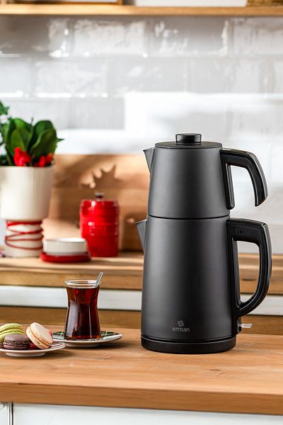 Emsan Black Bella Gusto Tea Machine
