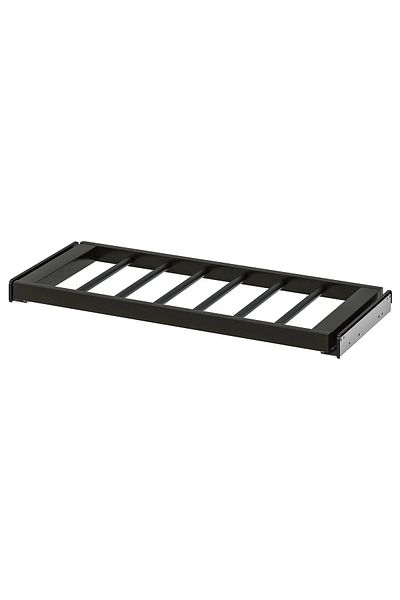 IKEA Метална закачалка за панталони Venge 75x35 см - плъзгаща се MDF, 1 гардероб с плат
