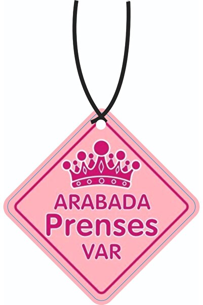 TayFa - Arabada Prenses Var Tasarımlı Parfüm Esanslı Oto Araç Kokusu ve Akses...