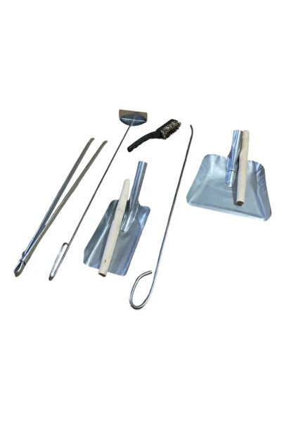 mobilreyon Soba Şömine Seti 6 Parça, Gelberi - Karıştırıcı – Küçük ve Büyük K...