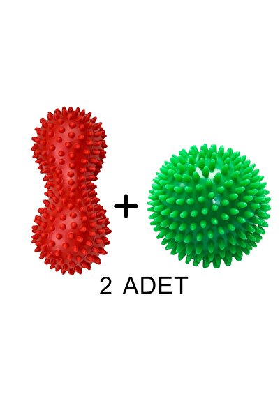 KİNE TAPE Kas Gevşetici Masaj Topu Dikenli Uyarıcı Egzersiz El Ayak Topuk Mas...