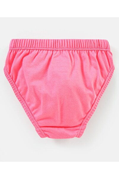 Babyhug 100% Cotton Panties Stripes & Floral Print Pack of 3- Pink & Red