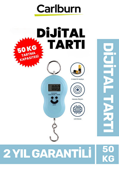 Carlburn Premium Lcd Ekran Seyahat Bavul Ağırlık Tartı Dijital Çok Amaçlı Taş...