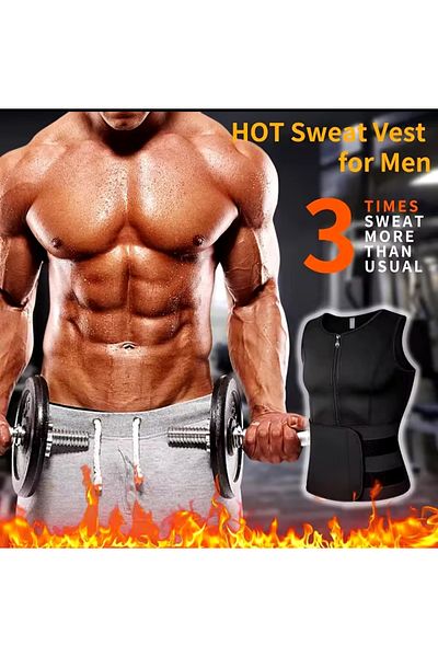 Ankaflex Body Shaping Thermoforming Vest Sweating Fat Burning Waist Back Abdominal Fitness Girdle