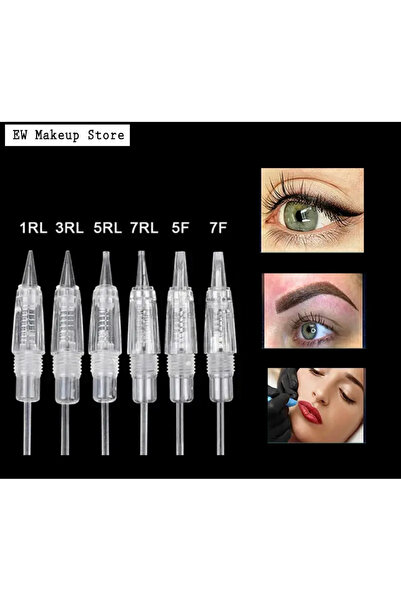 BGA 5 pcs Microblading cihazı makyaj kartuş iğne seti 1P 3P 5P 5FP 7P