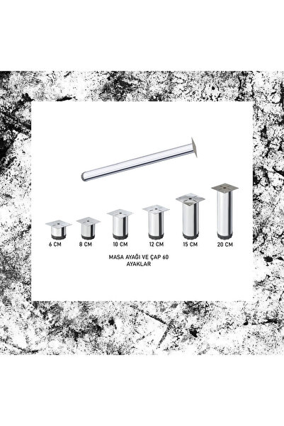 METAL AYARLANABİLİR AYAK 42X15