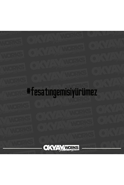 OkyayWorks The Ship of the Fesat Doesn'T Walk Sticker - Car-Motorcycle Sticke...