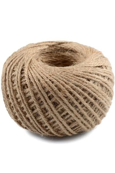 vollen yarn Σχοινί γιούτας, Σχοινί άχυρου, Σχοινί σάκου, Σχοινί καραμπίνερ, Σχοινί διακοσμητικό Σχοινί κονιάκ 100 Gr 100 μέτρα